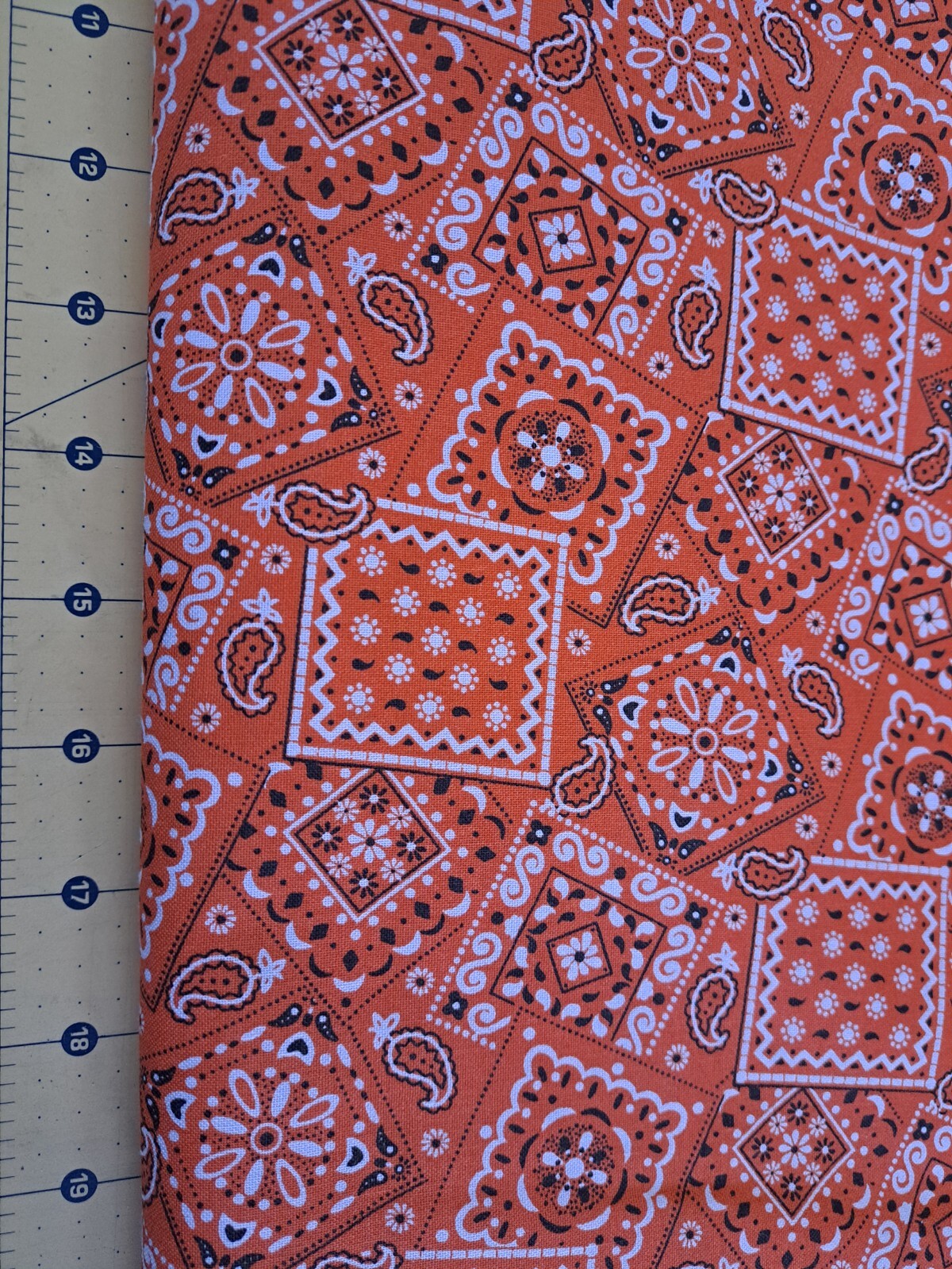 Blazin Bandana 100% Cotton Fabric #1303