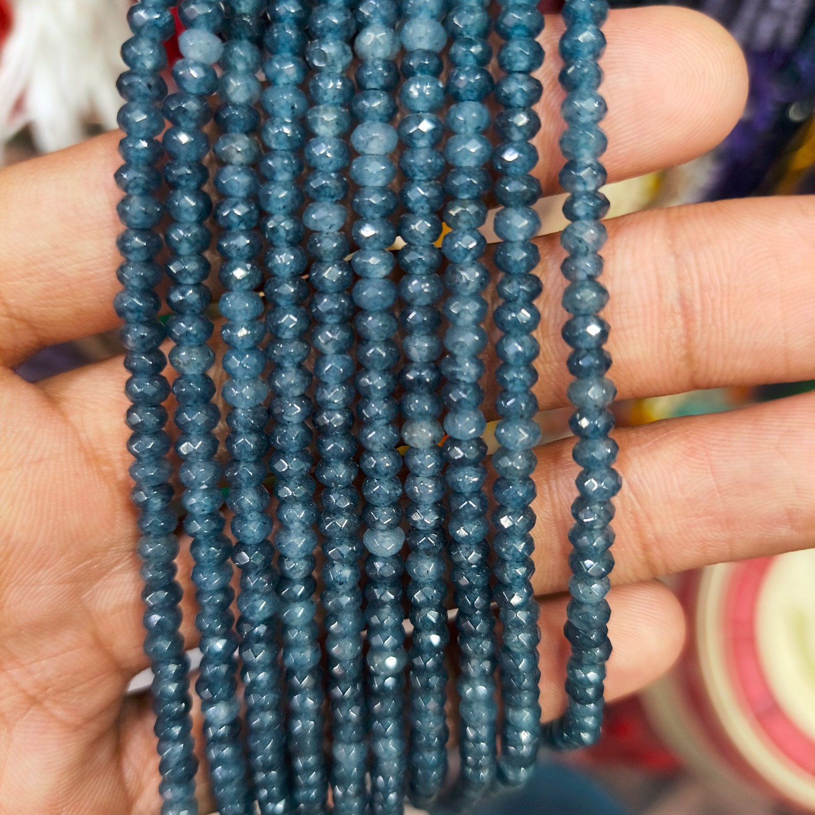 AAA Quality Stone Emerald Beads, Faceted Emerald Beads, Gemstone Emerald Beads,