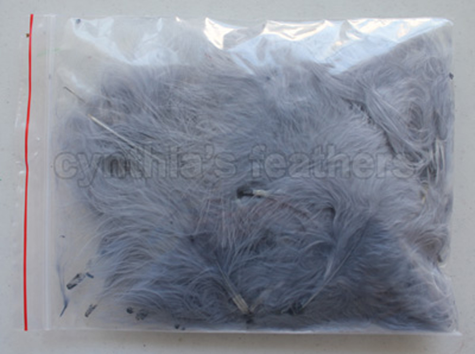 8g (1/4Oz+) Silver Gray 1~3″ Turkey Marabou Feathers for crafting, 50~70 counts