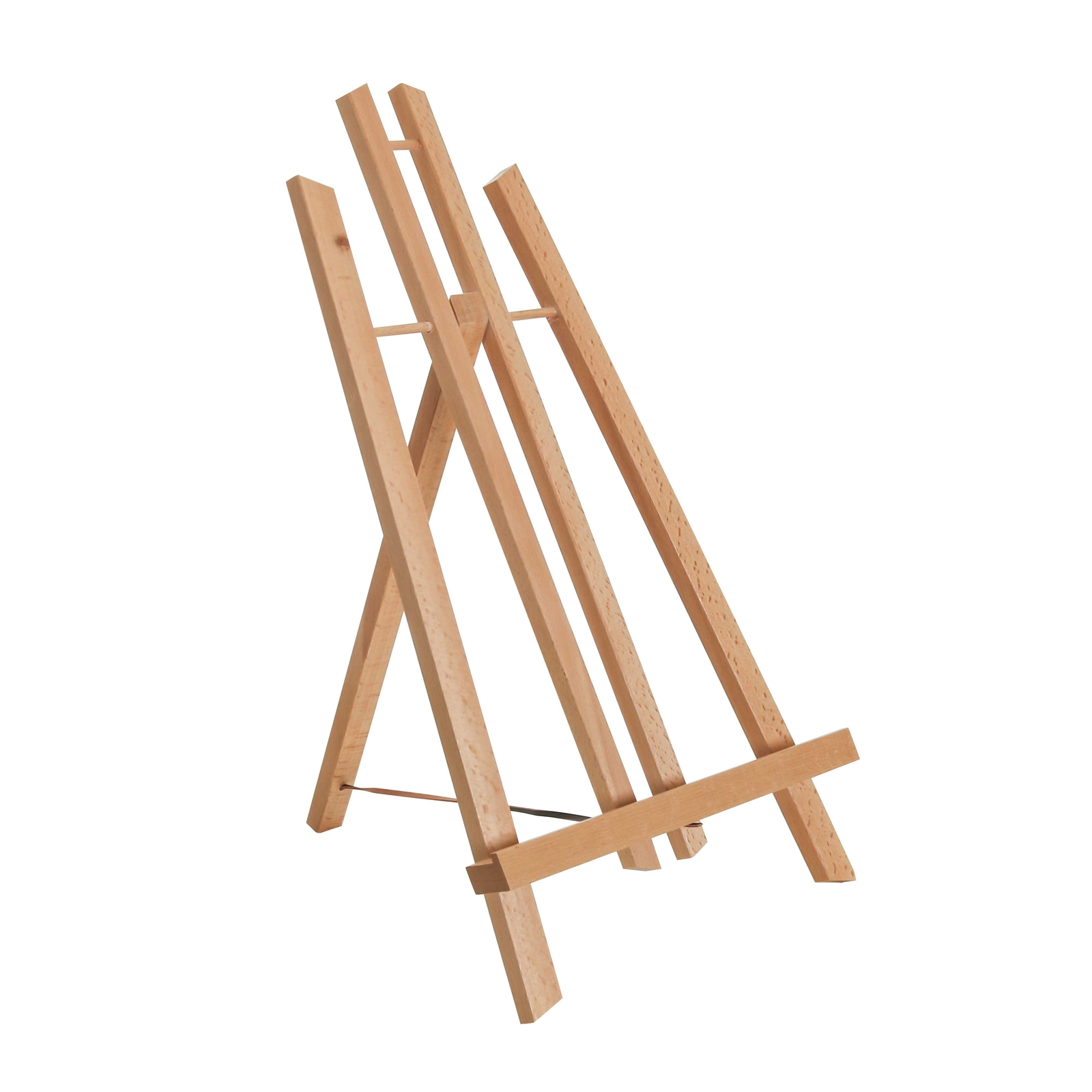 14″ Medium Tabletop Wood Display Stand A-Frame Artist Easel, Beechwood Tripod