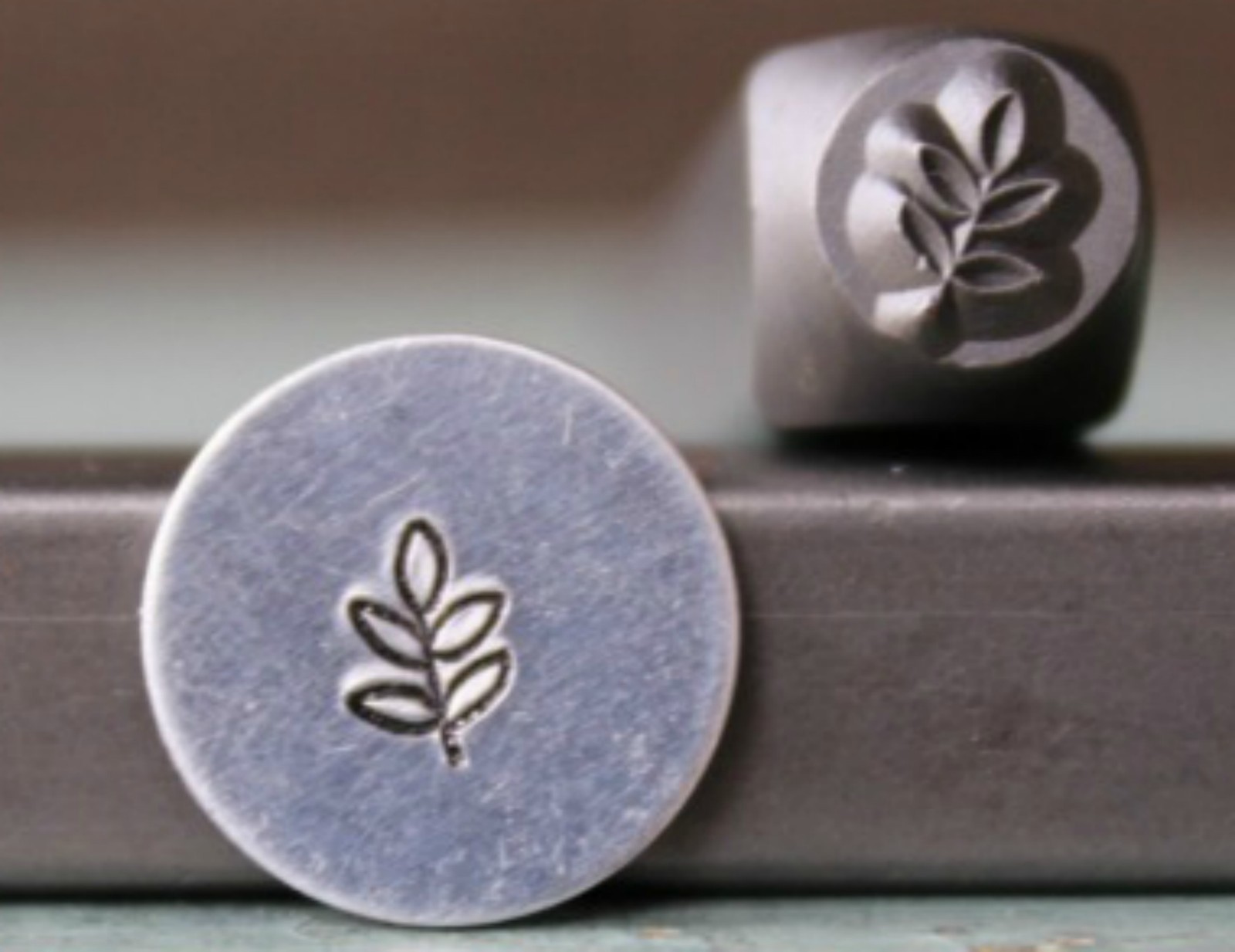 SUPPLY GUY 5mm Plant Leaf Stem Metal Punch Design Stamp SGCH-266