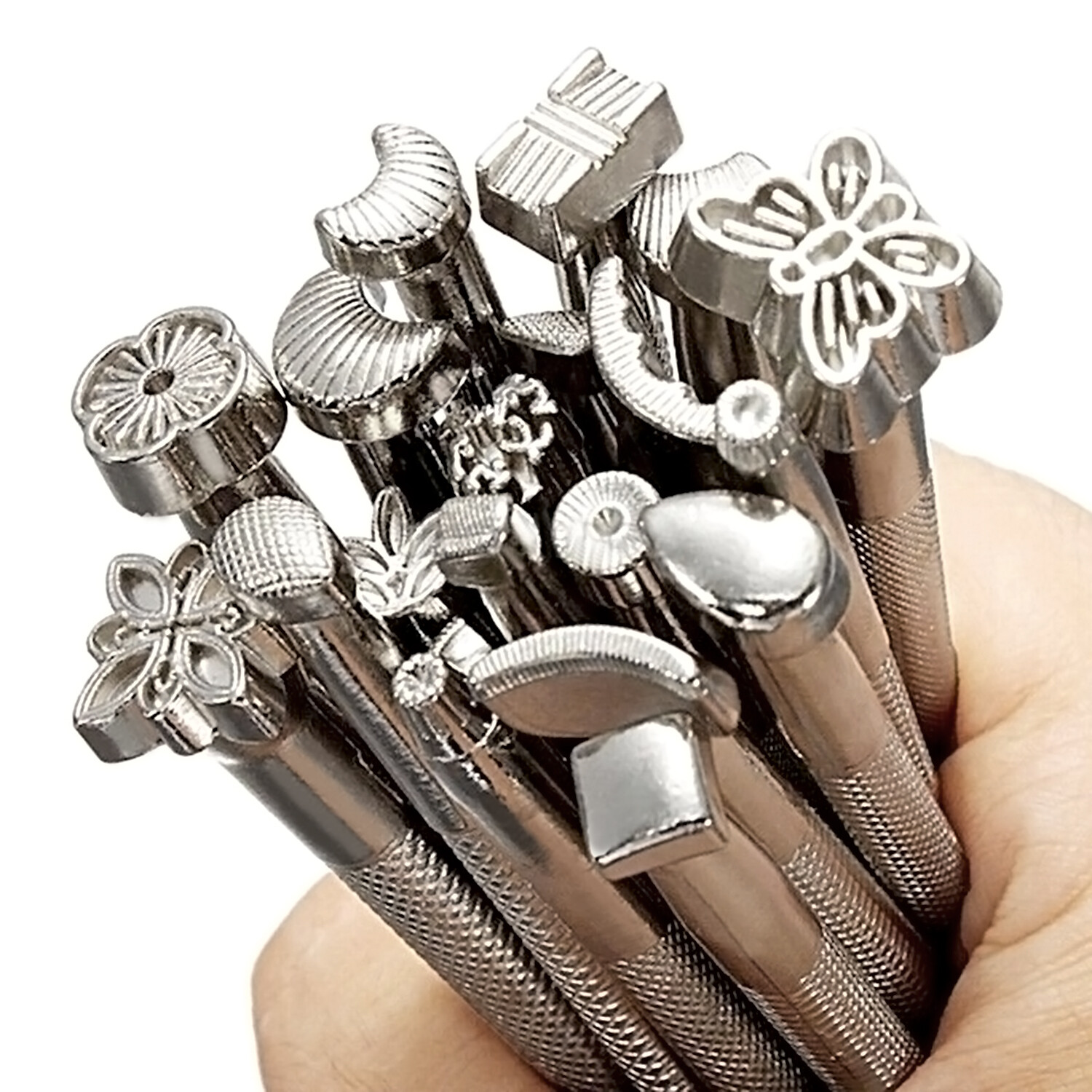 20PCS Leather Tools Working Saddle Making Set Carving Craft Stamps Punch DIY