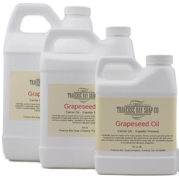 Grapeseed Oil, 100% pure, Soap making supplies, massage oils, bath, body.