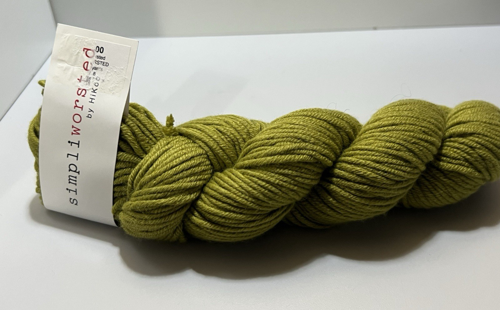 Hikoo SIMPLI WORSTED Yarn GREEN 008 Merino / Acrylic blend 3.5oz