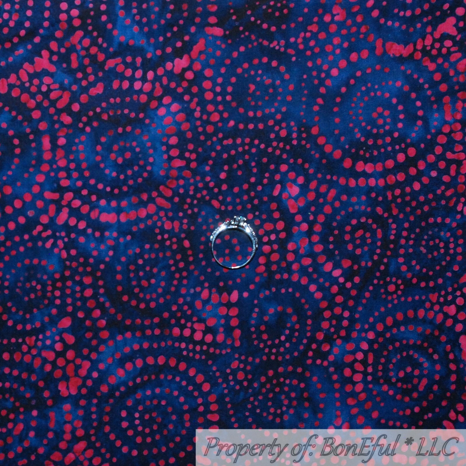 BonEful Fabric FQ Cotton Quilt Blue White Red Dr Nurse Medical RN Heart Bag Mask