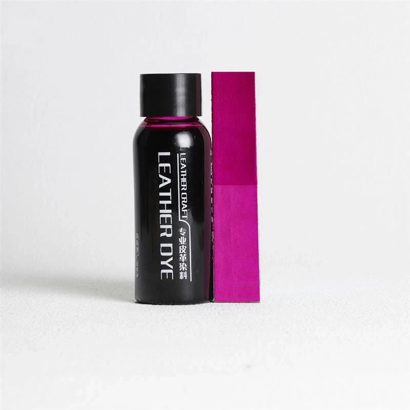 NEW 30ml Leather Dye Pigment Bottle for DIY Vegetable Tanned Leather Crafts