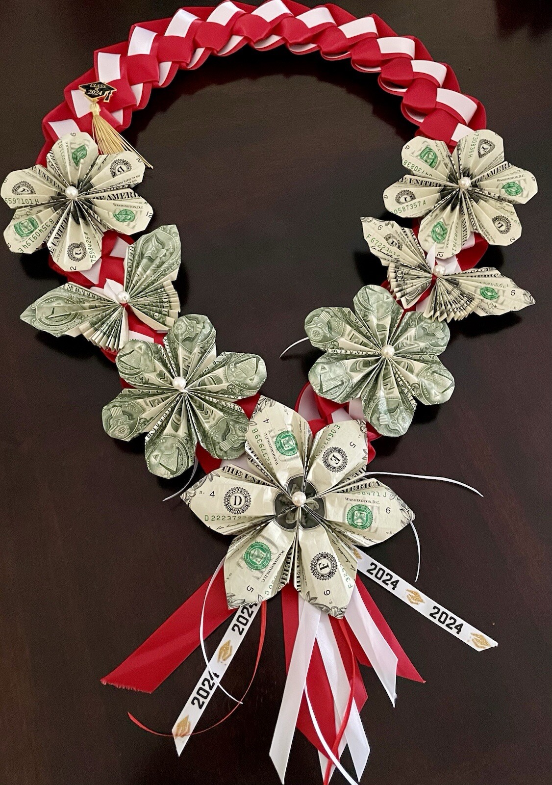 Class Of 2026 PIN AVAILABLE Hawaii Money Lei-Graduation. $19 cash Back value!