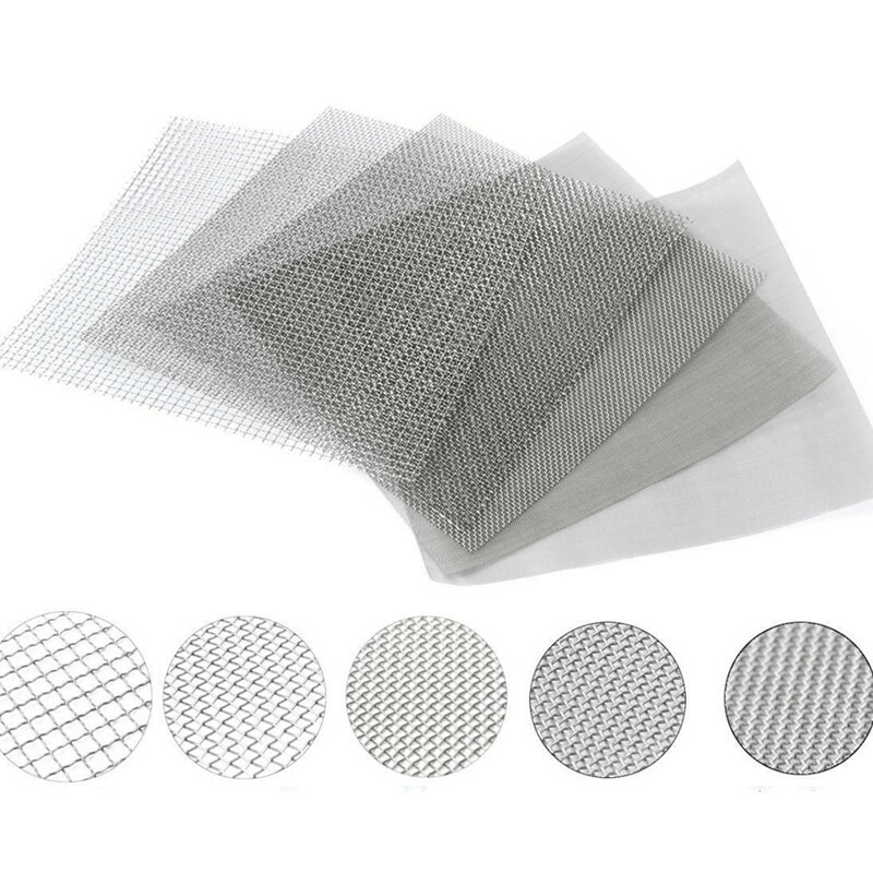 10/100/300/500 Mesh Stainles Steel Micron True Fine Screen Filtration Filter