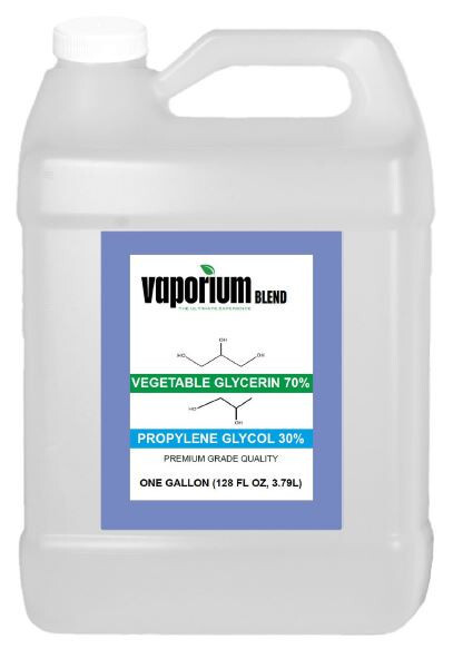 70/30 VG/PG, FOOD GRADE, KOSHER, ONE GALLON (128 FL. OZ)