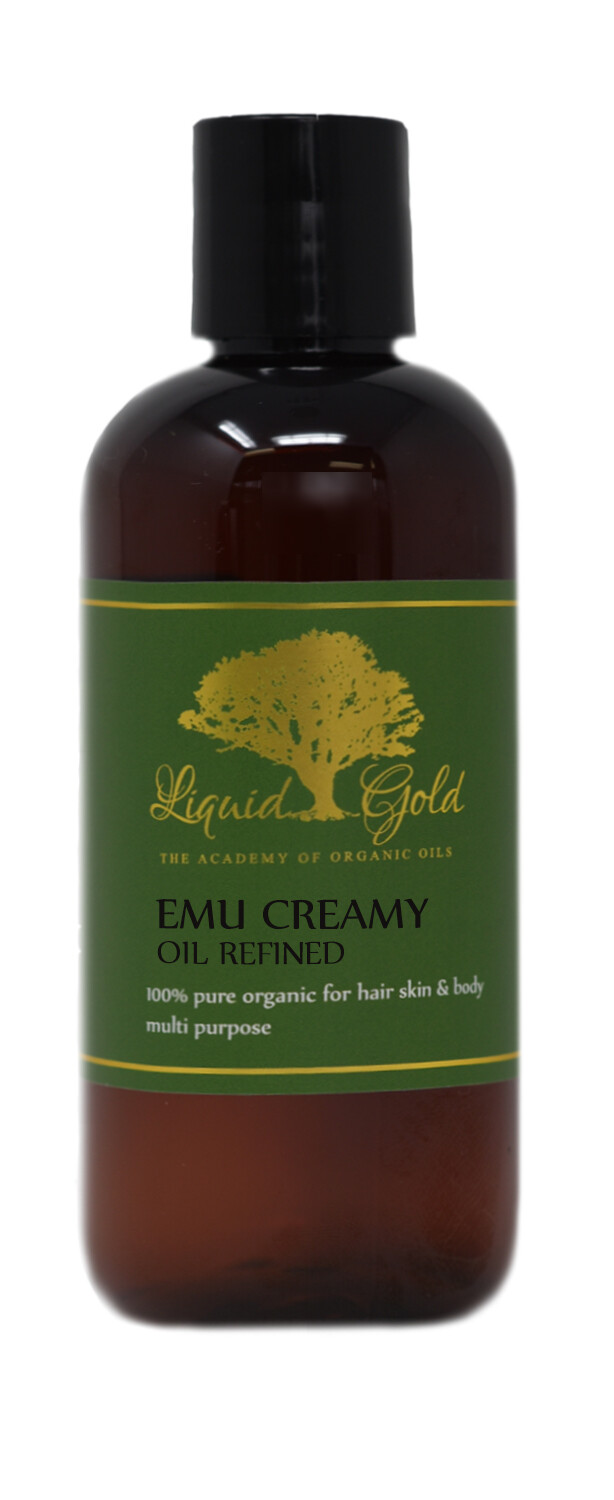 12 oz CREAMY EMU OIL BY LIQUID GOLD 100% PURE PREMIUM ORGANIC FRESH BEST QUALITY