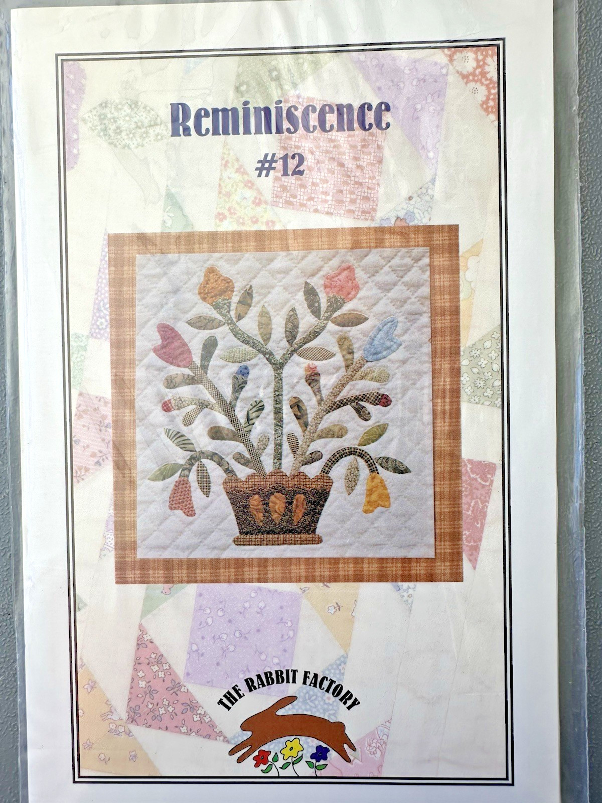 The Rabbit Factory Quilt Pattern Reminiscence Quilt of the Month 1-12 READ