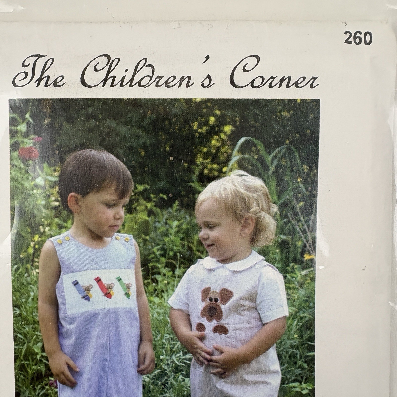 Children’s Corner Johnny Sewing Pattern 260 Infant Sizes 3 – 12 Months NIP UC FF