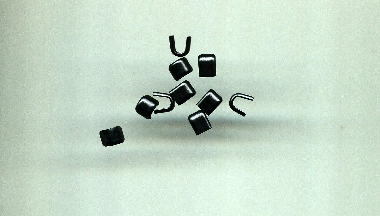 #10 Black Heavy Duty Top Zipper Stops YKK Pack of 10 New!