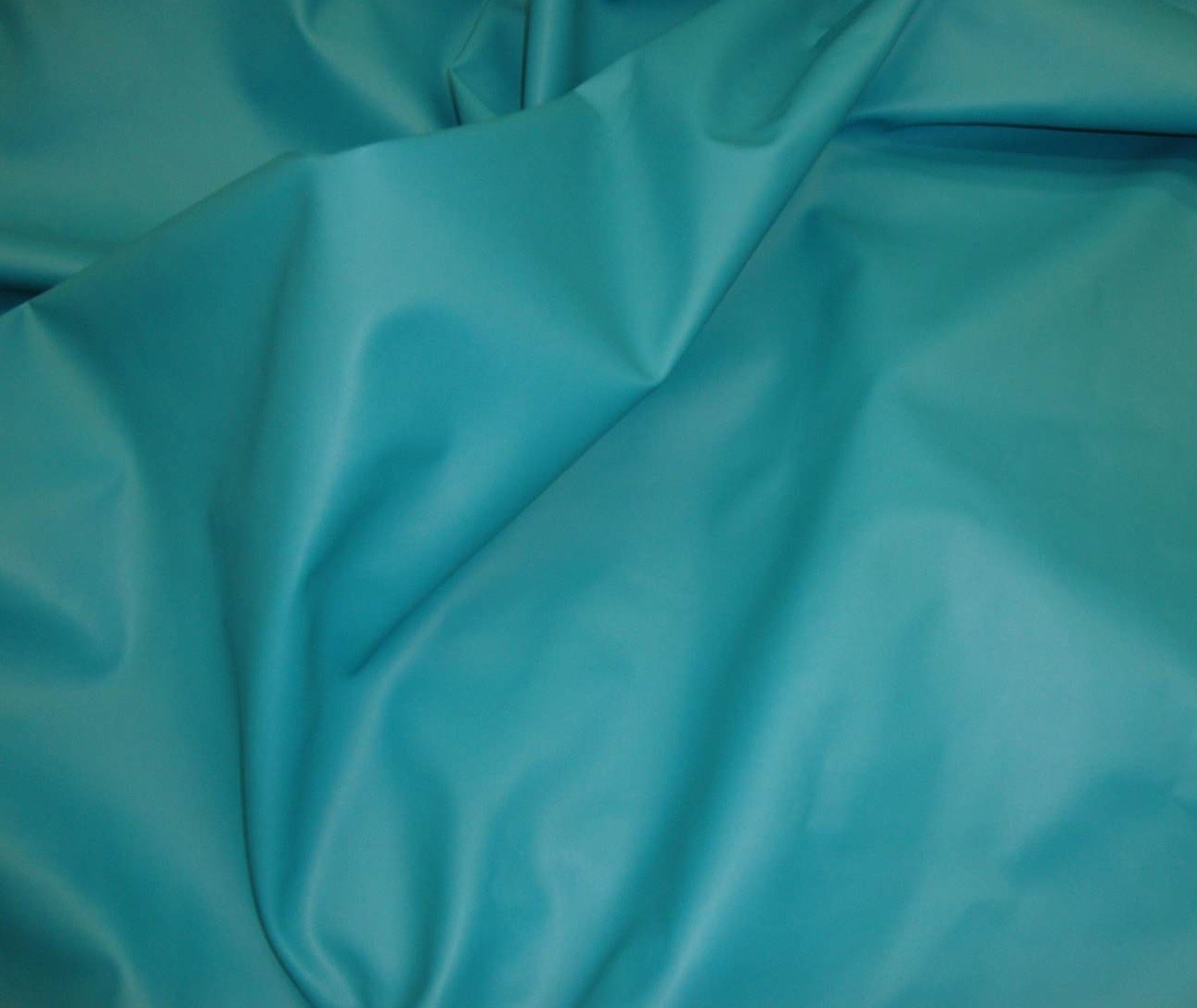 vinyl Turquoise Faux vinyl fabric per yard 55′ wide folded