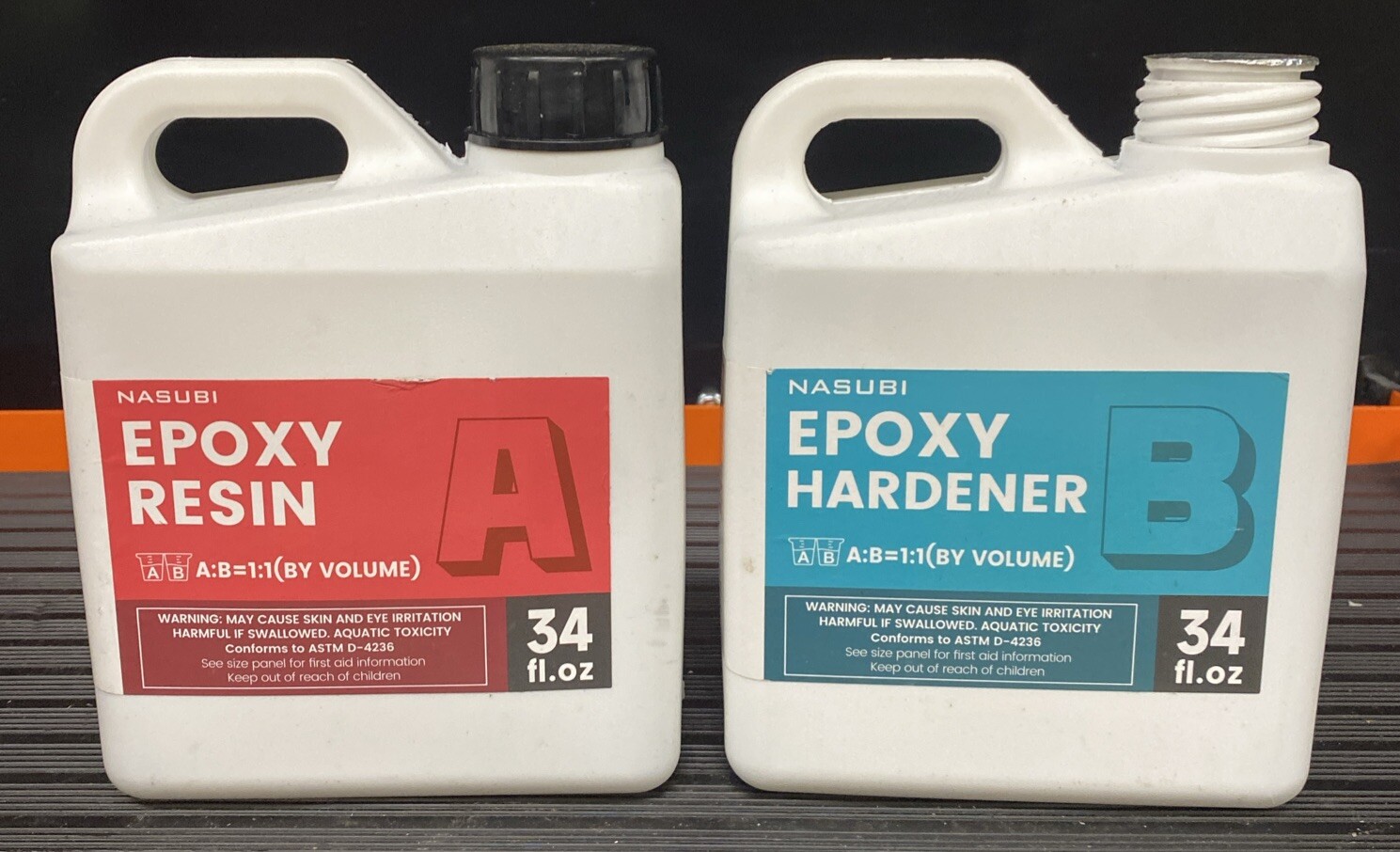 Crystal Clear Epoxy Resin Kit – 68OZ Easy to Use Resin for Art, Mold, Wood, Ect