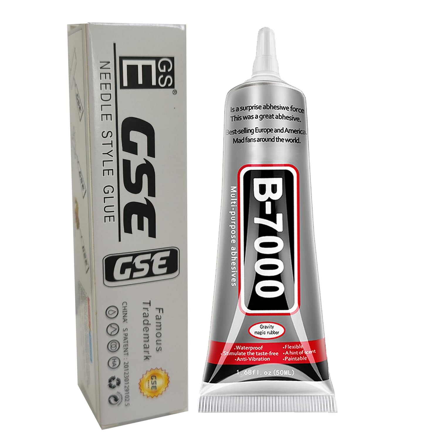B7000 Jewelry Glue 50ml Clear Adhesive Rhinestone Fabric Phone Repair