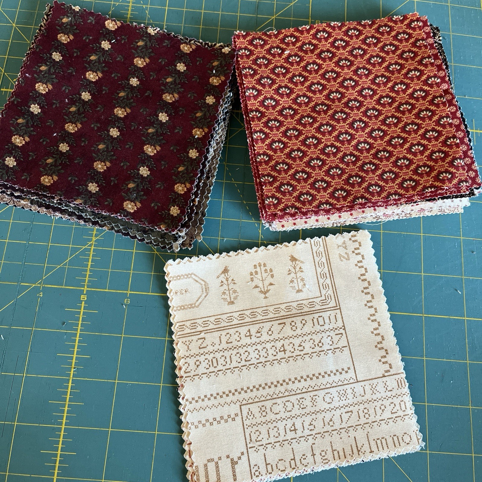 Seasons Kansas Troubles Petite Prints Deux French General 5” Charm Lot Of 66