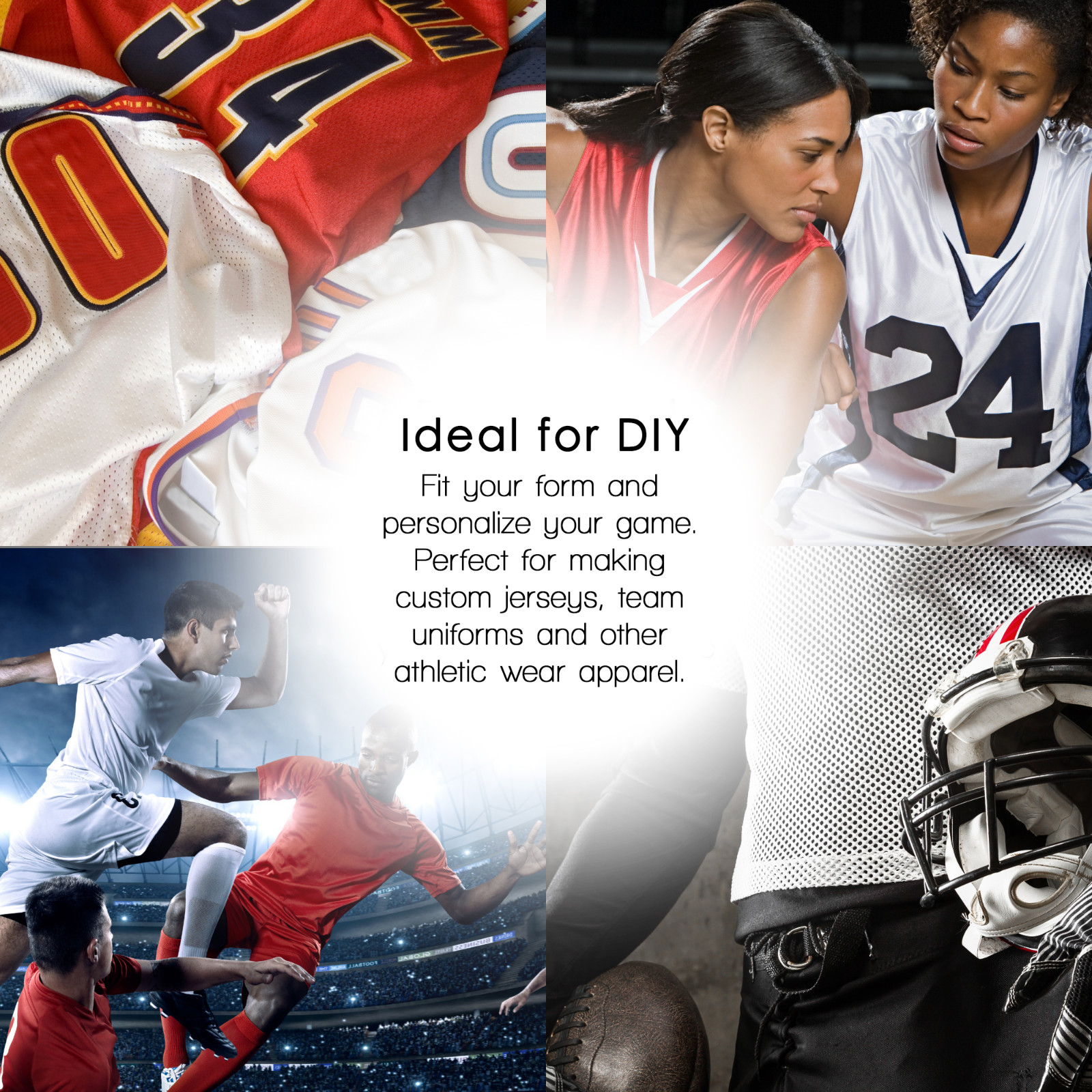 Black Micro Mesh Athletic Uniform Jersey Fabric – 58″ Wide – Small Holes