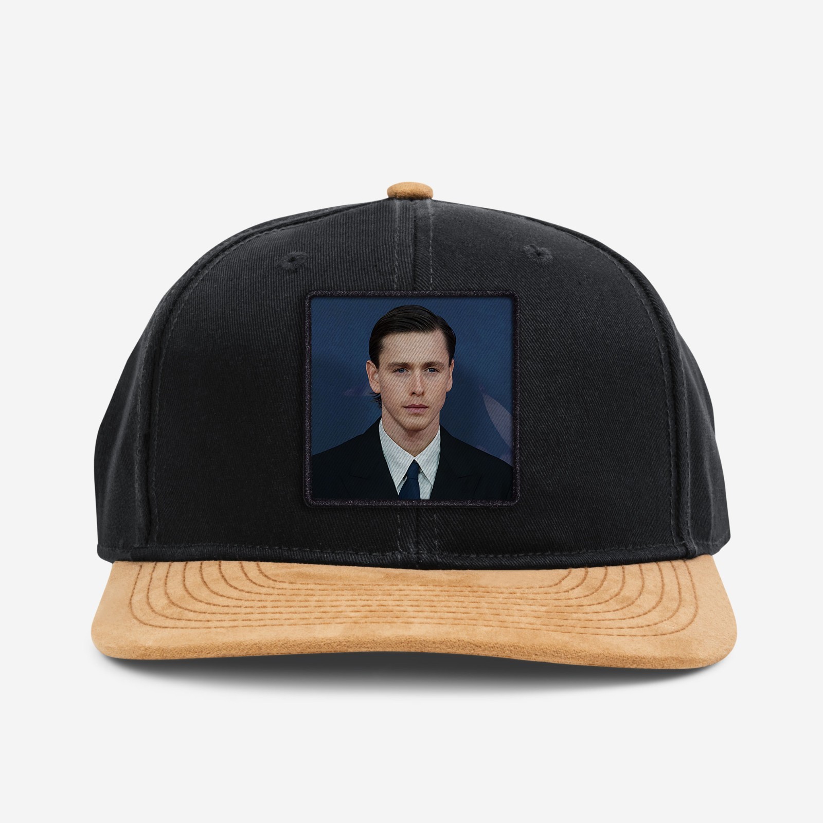 Harris Dickinson Patch Sew/Iron on with Embroidered Border for Hats, Shirts.