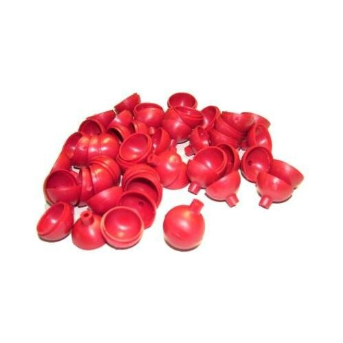 25 Sets of 1″ Red Plastic Ball Shells – US Seller
