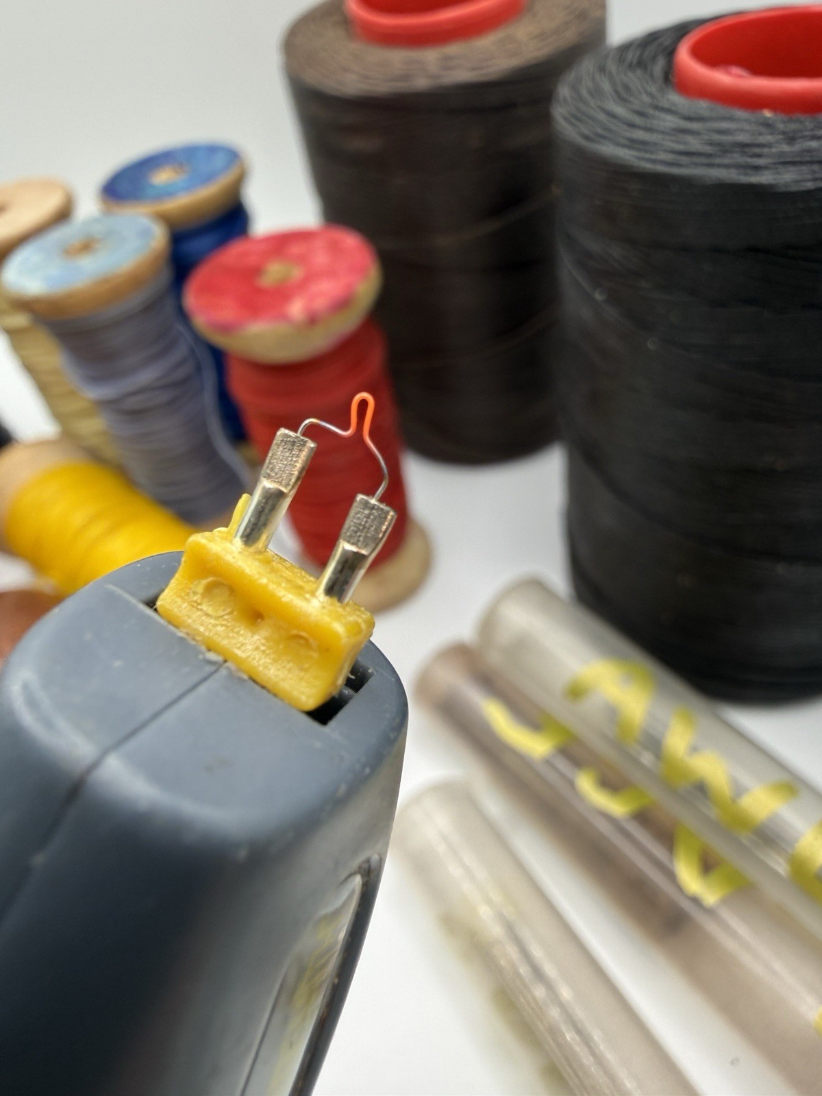 Ritza 25 Tiger Thread 1.0mm Waxed Thread Lot + Leatherworking Tools Huge Bundle