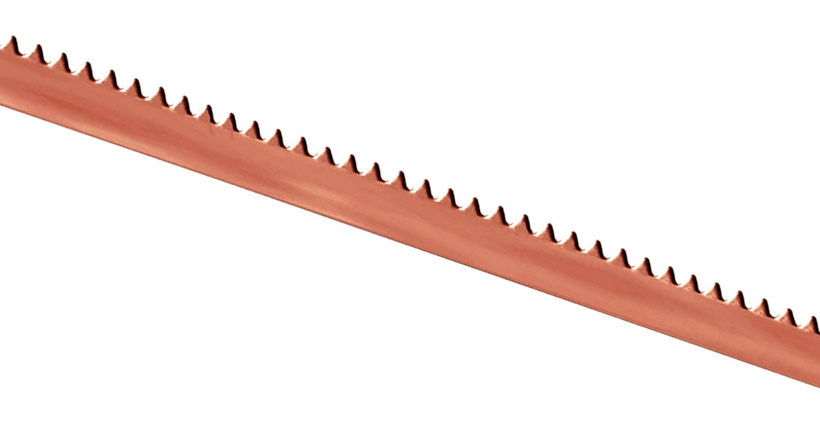 SWJ™ 99% Copper “Serrated” Bezel Wire 28-ga x 1/8″ x 5 feet (3.18 x 0.33 mm)