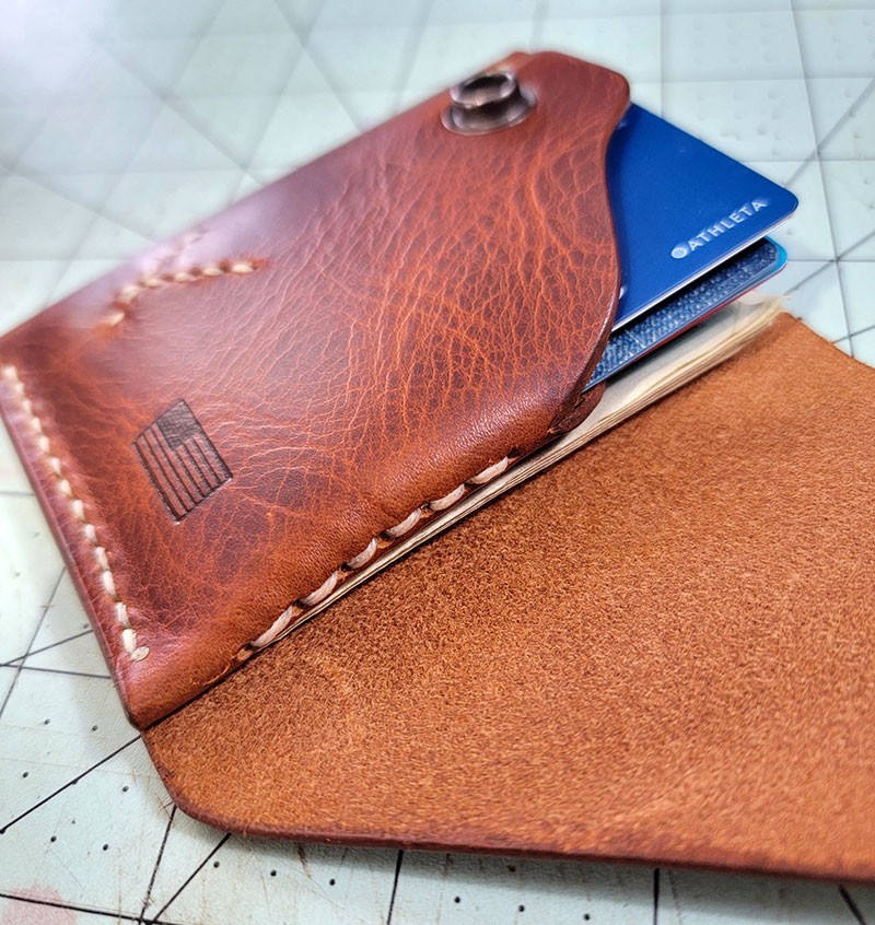 Handmade Leather Minimalist Wallet