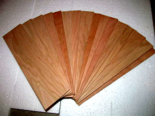 Packages of Kiln Dried Premium Cherry Thin Lumber