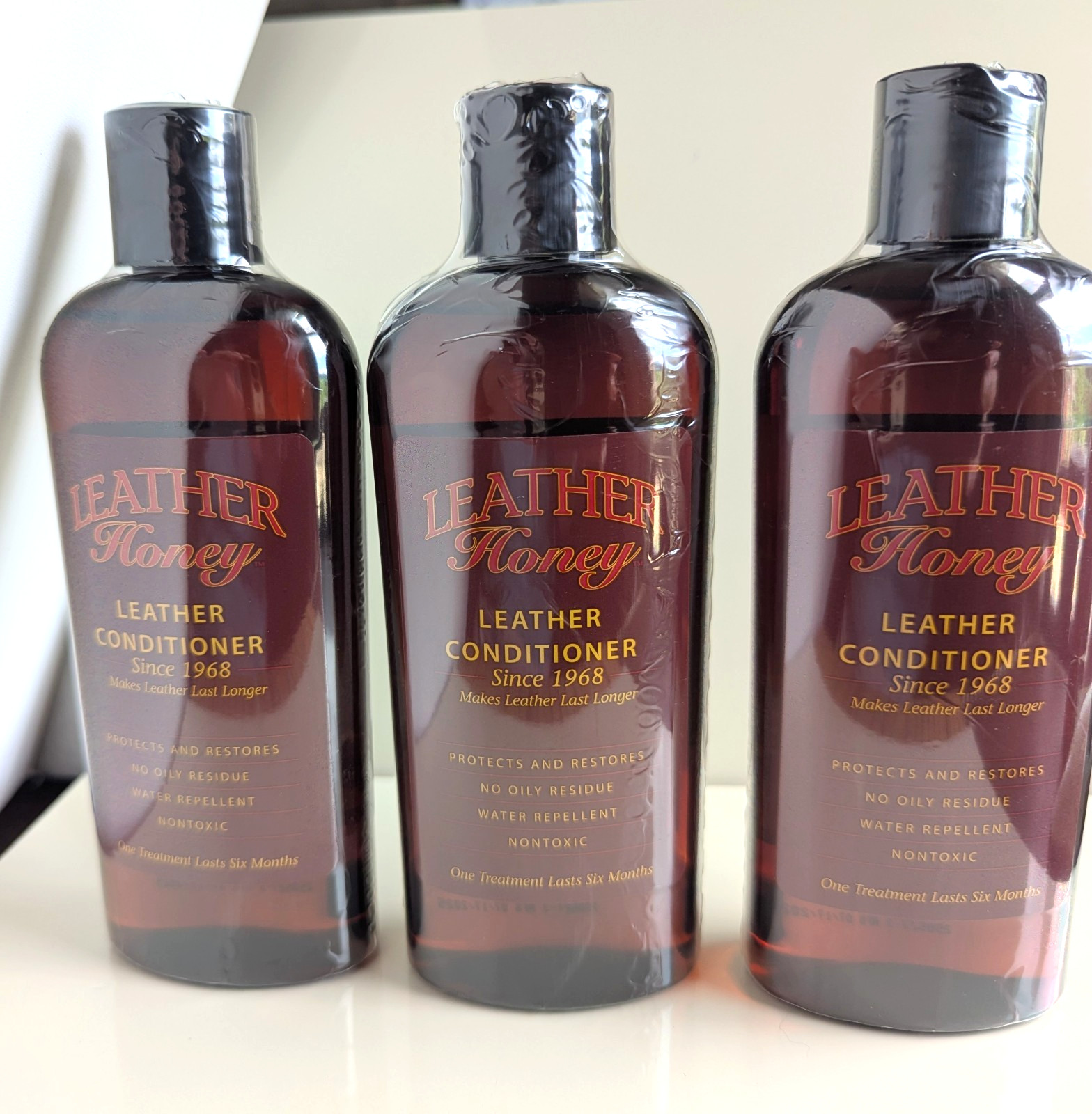 3 Leather Honey Conditioner 8 Oz Nontoxic 1 Treatment Lasts 6 Months New Sealed