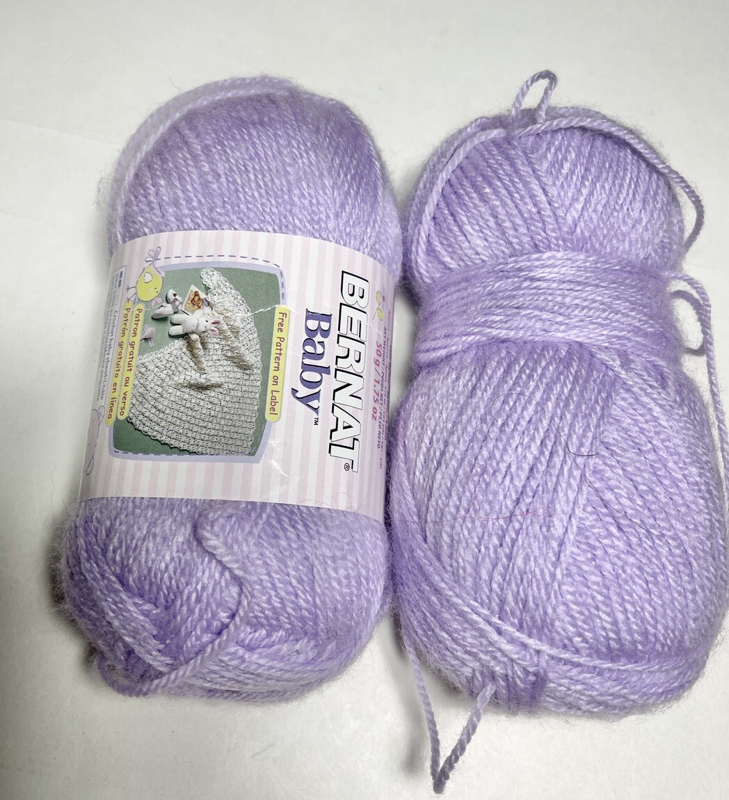 BERNAT BABY 2pk. SOFT LILAC. I Combine Shipping. SEE DETAILS.