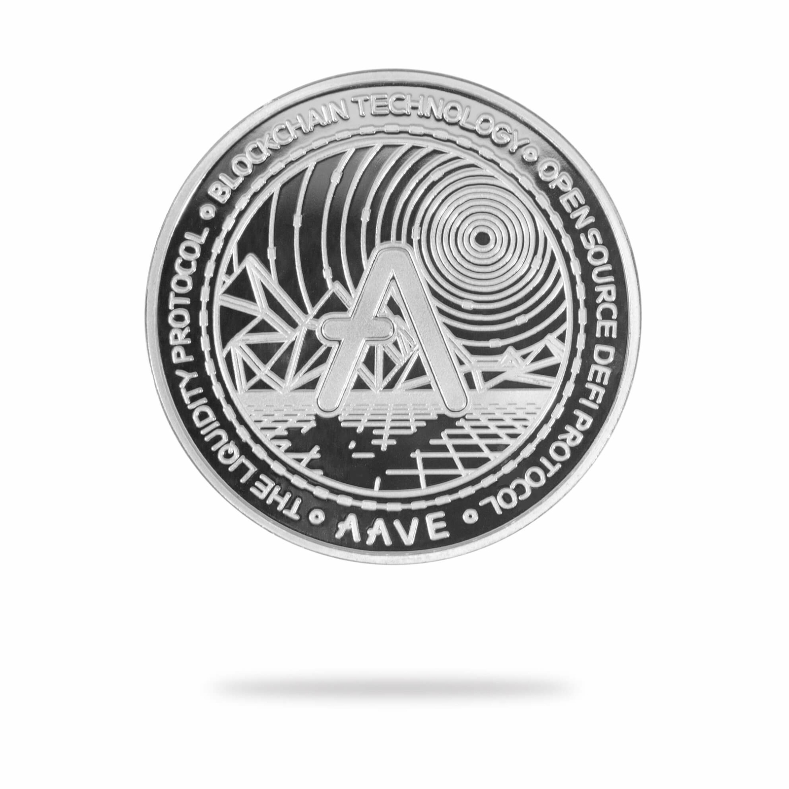 Cryptochips | AAVE Physical Cryptocurrency Coin