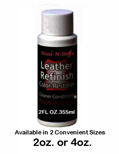 Big Bottle! 4oz. The Surface Cleaner for LEATHER Refinish Color RESTORER ®