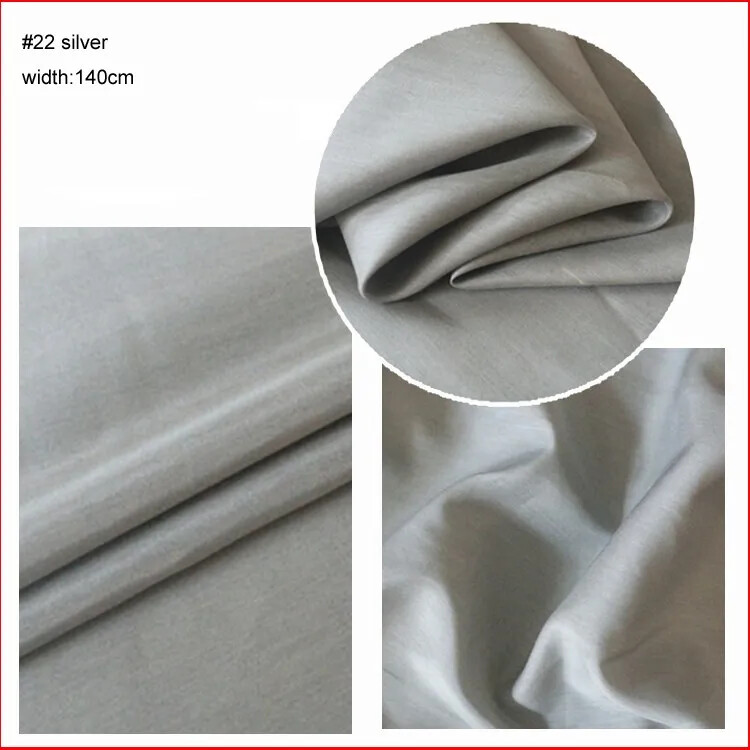 Solid Color Silk / Cotton 55” By Yards Natural Silk Cotton Fabric Scarf Lining
