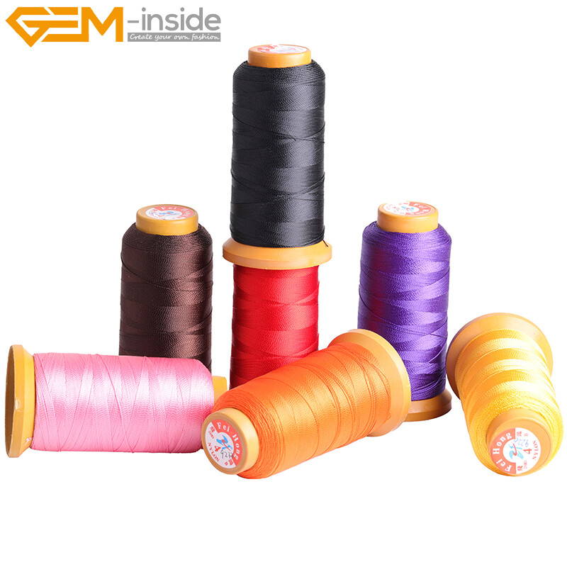 0.4mm Spool Nylon Beading Cord Knotting Jewelry Making Polyester Sewing Thread