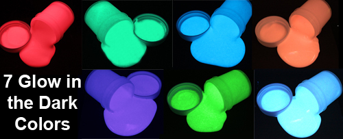 GLOW IN THE DARK COSMIC STAR PAINT AQUA, WHITE, GREEN, LILAC, BLUE, RED, ORANGE,