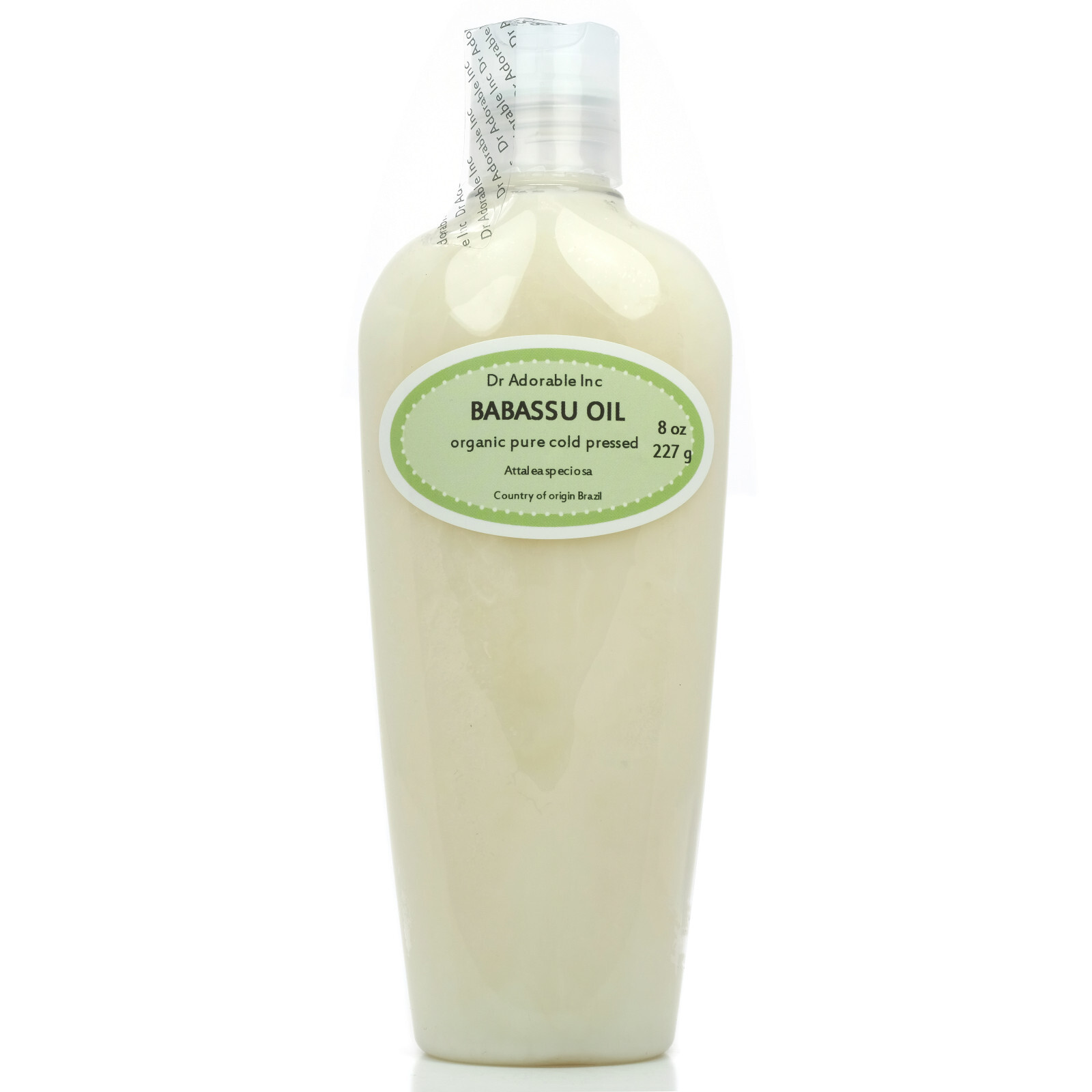 ORGANIC BABASSU OIL COLD PRESSED 2 OZ 4 OZ 8 OZ 12 OZ -UP TO 7 LB