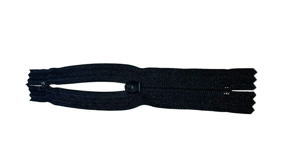 New YKK Nylon Coil Zippers Color Black 580 Pack Of 100 * Length 8.0 inch