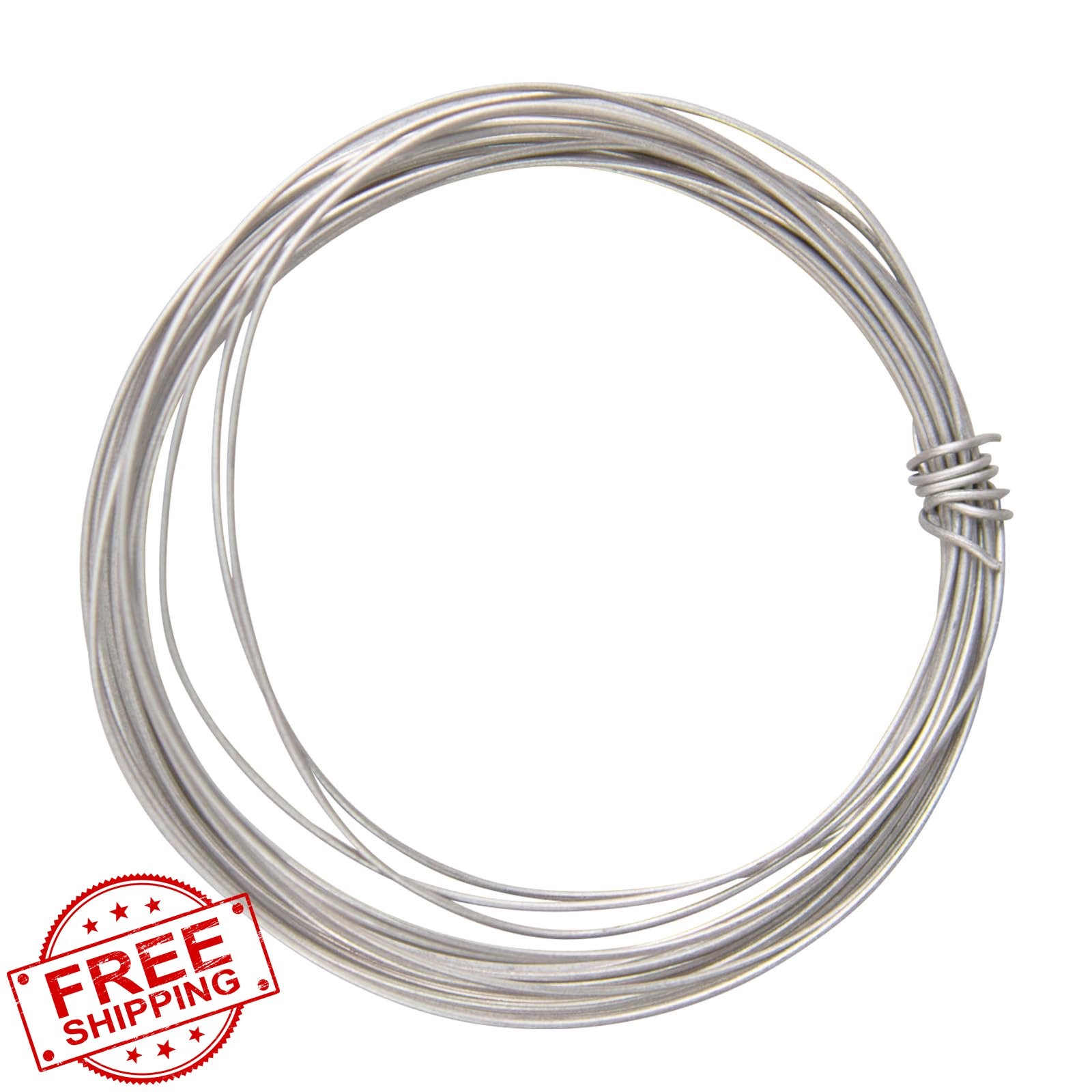GR1 Pure Titanium Wire: 10ft, 18 Gauge, Jewelry Crafting Projects