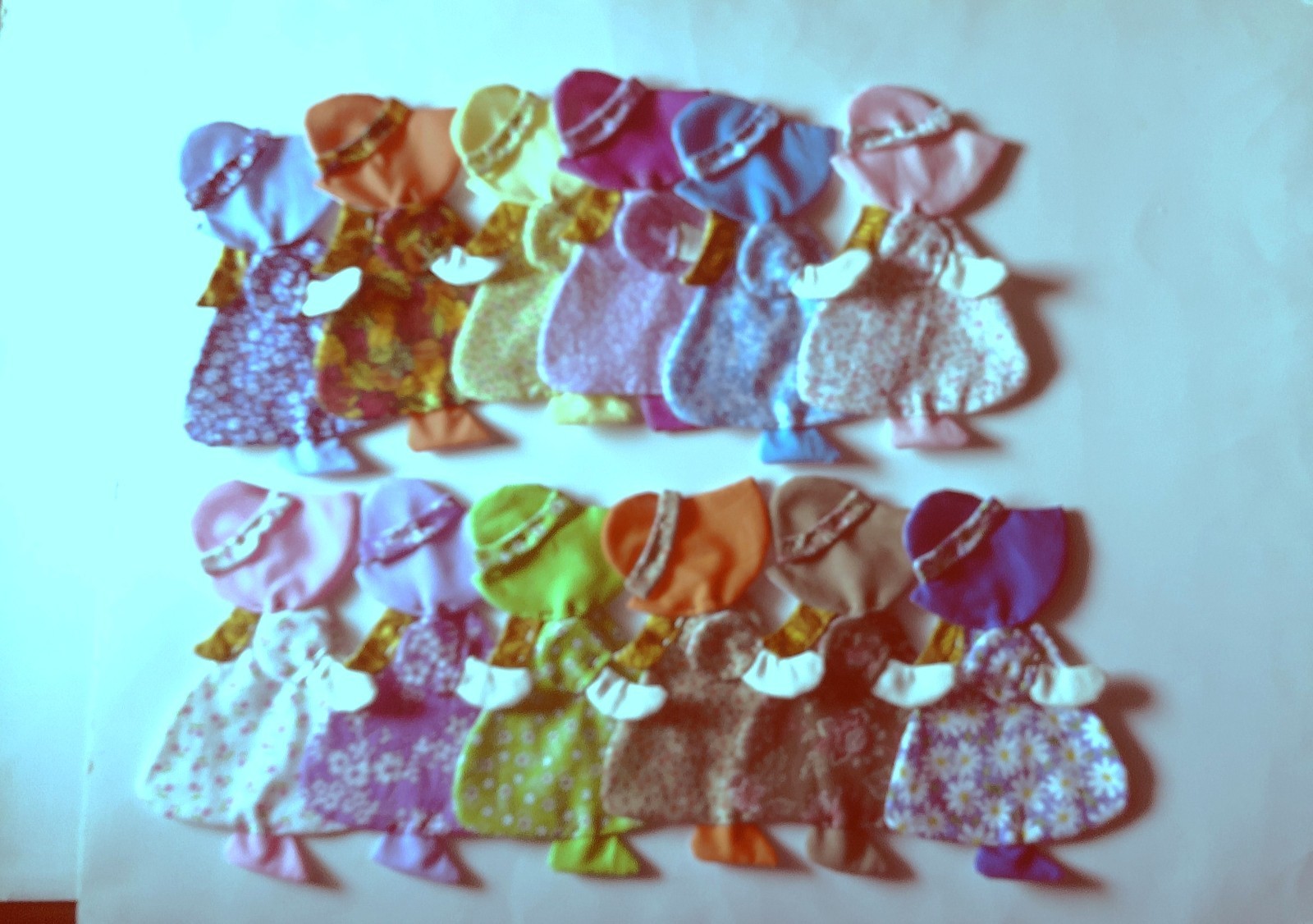 Sunbonnet Sue Appliques for Quilt -Press and Sew- Style 9- Item# 907