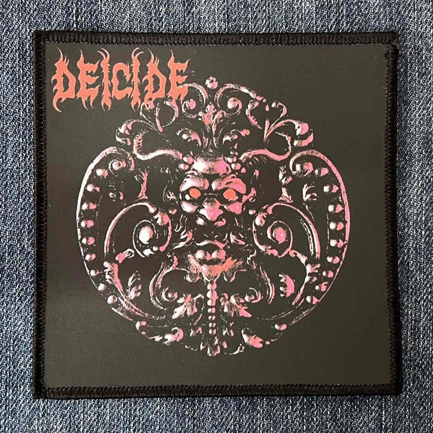 Deicide Album Sublimated Printed Sew-on Patch | American Death Metal Band Logo