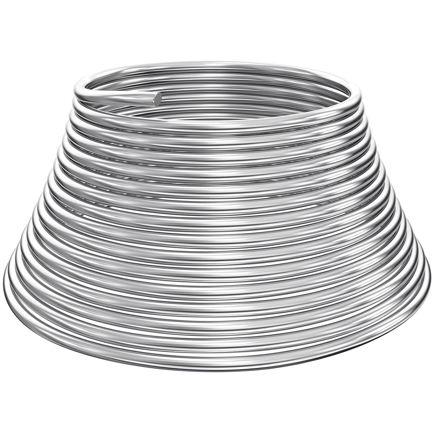 6mm Aluminum Sculpting Wire 20ft Bendable Armature Wire DIY Craft Floral Silver