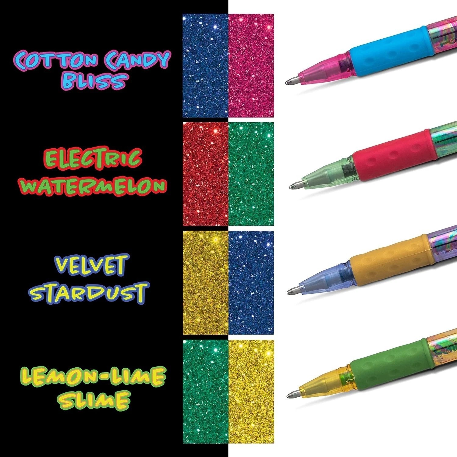 Vibrant Iridescent Gel Pen Set – Bold 1.0mm Lines, Perfect for Art & Writing