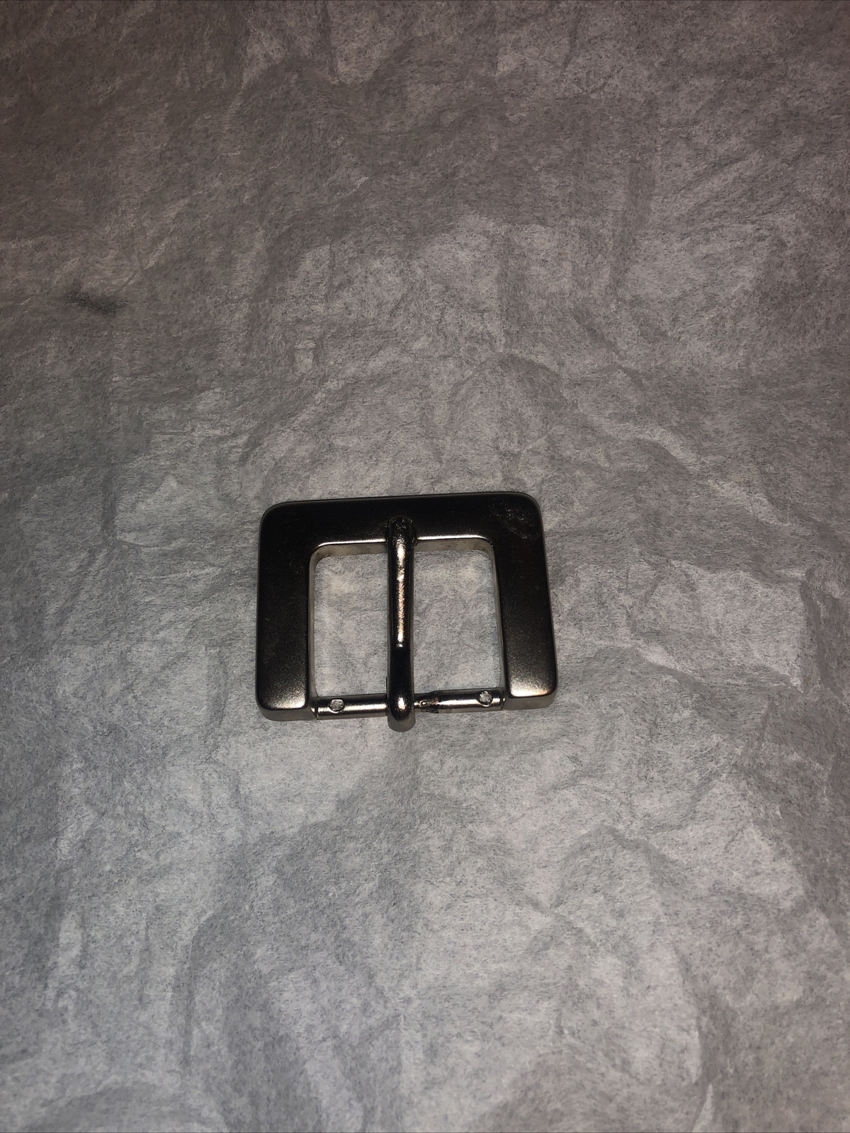 20 1” Rectangular Silver Heel Bar Buckles