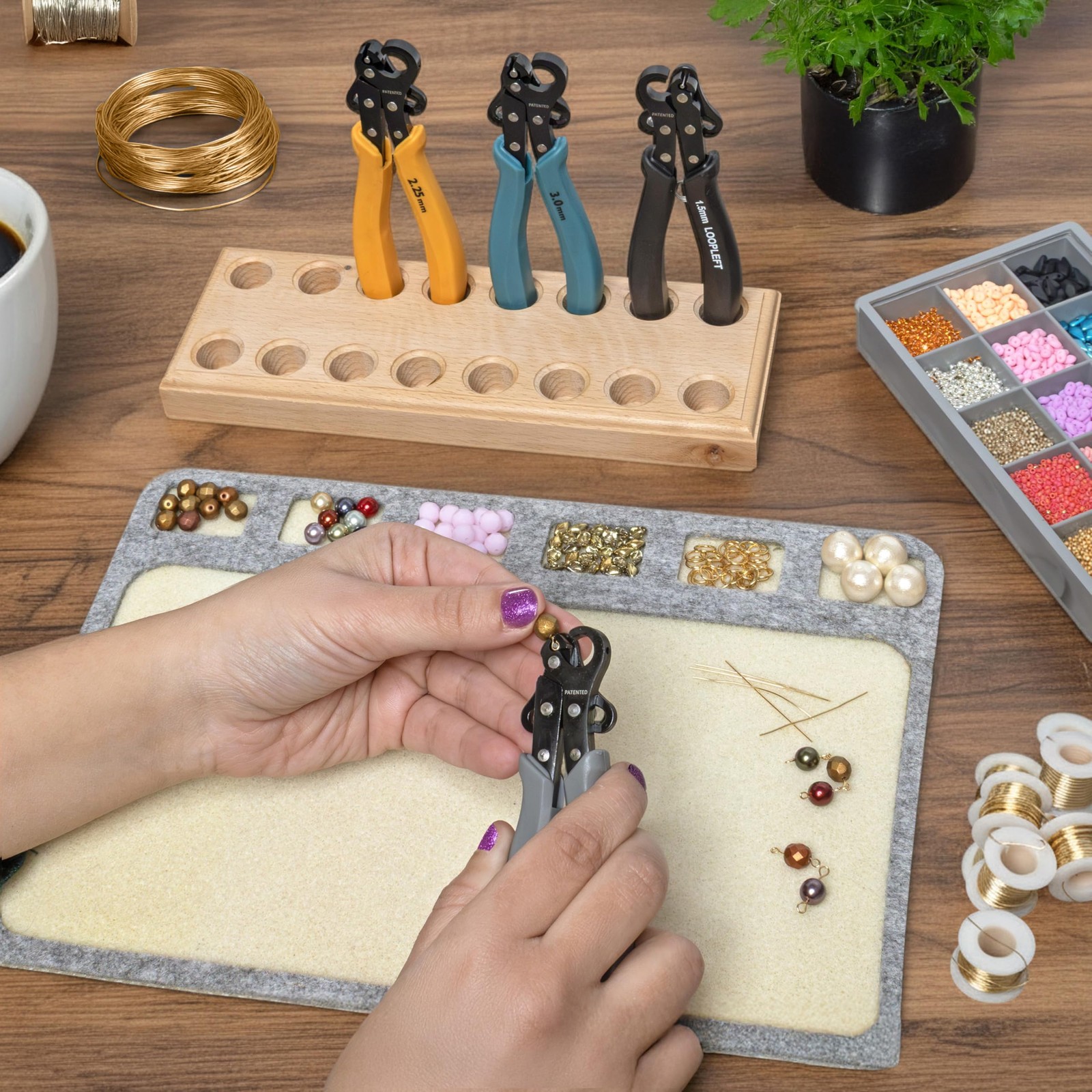 Original One Step Looper – Create and Trim Consistent 2.25 mm Loops for Jewel…