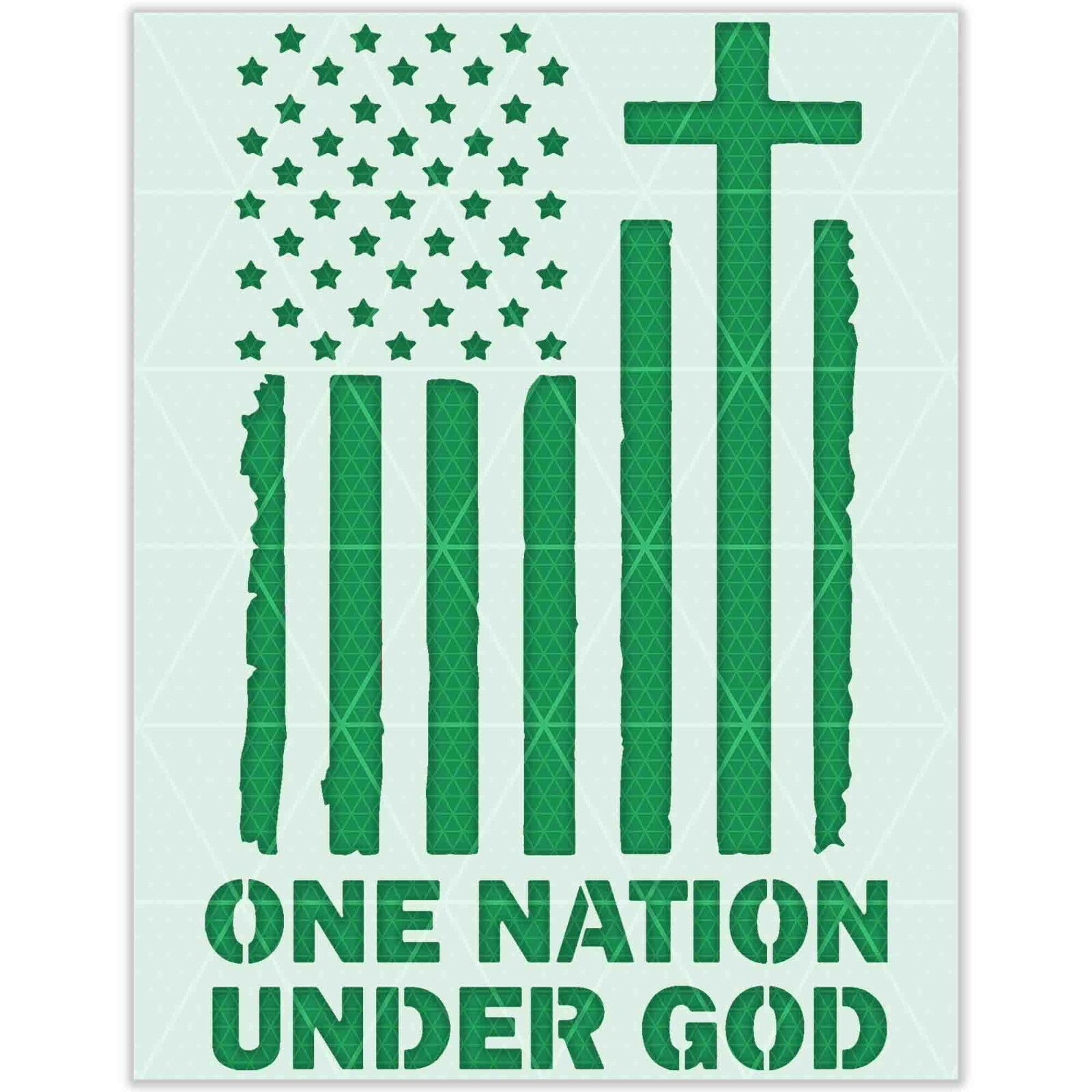Jesus Christ Stencil – Christian, Faith, Religious, Easter, Worship, Spiritual A
