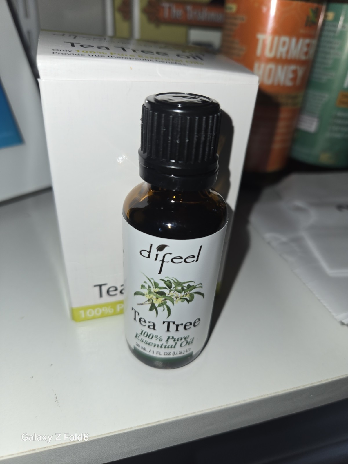 10 Tea Tree Oil 100% Essential Oil 90% Full Glass Brown Bottle