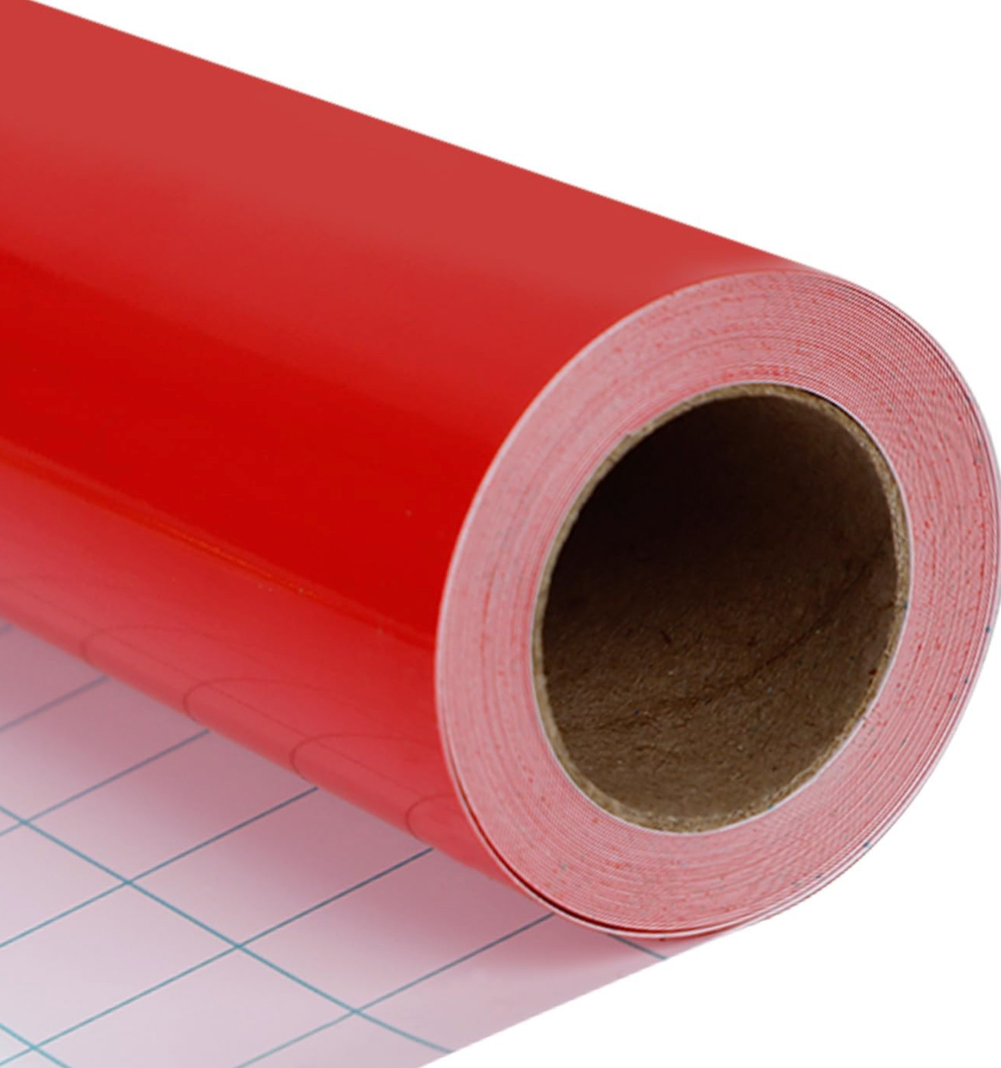 20 Feet Red Vinyl Permanent Adhesive Vinyl Rolls Signs Scrapbooking New