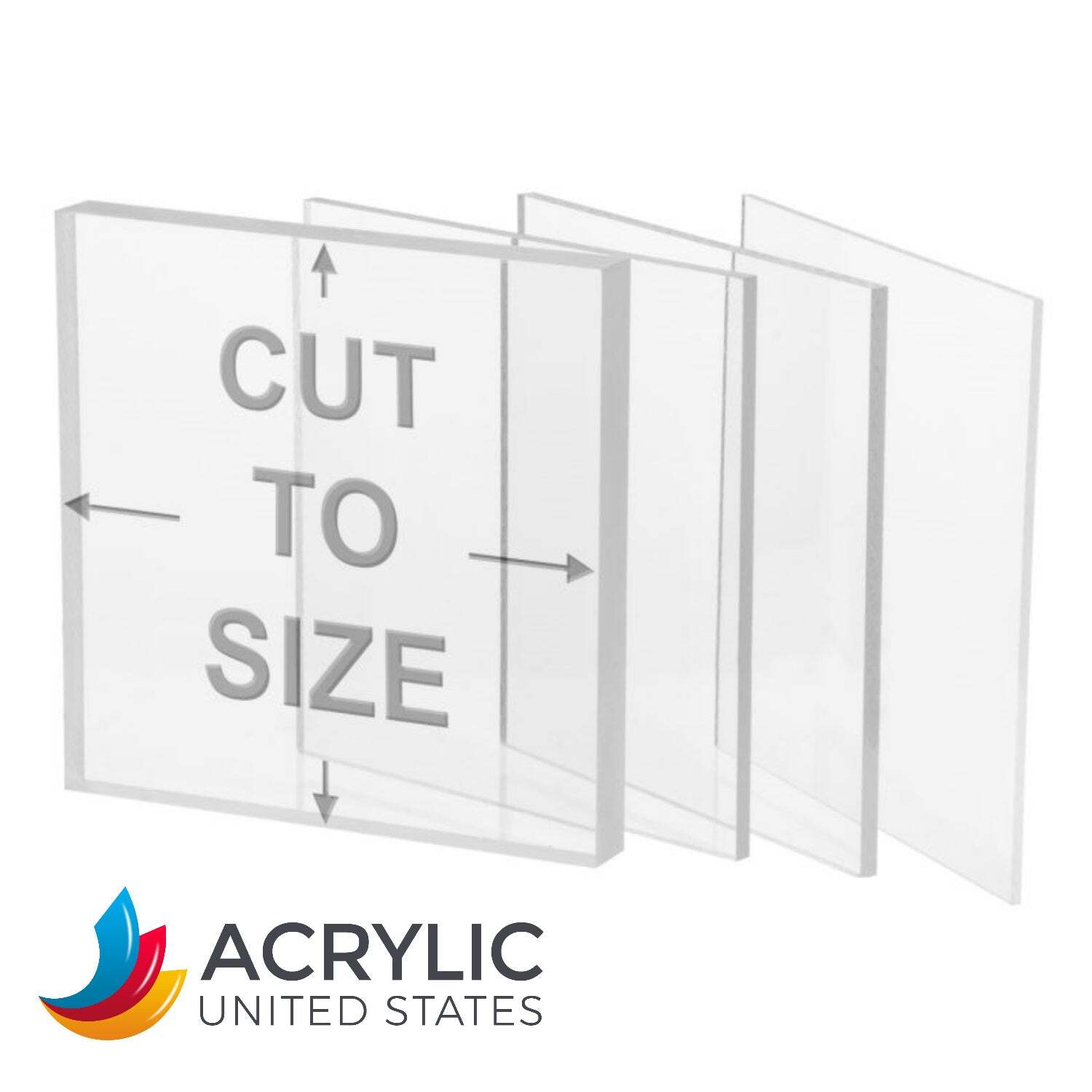 1/8″ Gray Tinted Transparent #2064 Acrylic Sheet