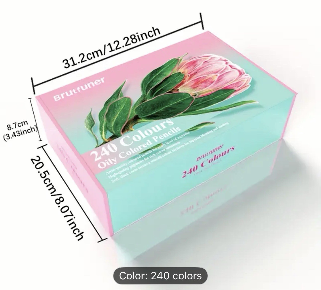 240 Brutfuner Oil Based Color Pencils NEW Shipping Included
