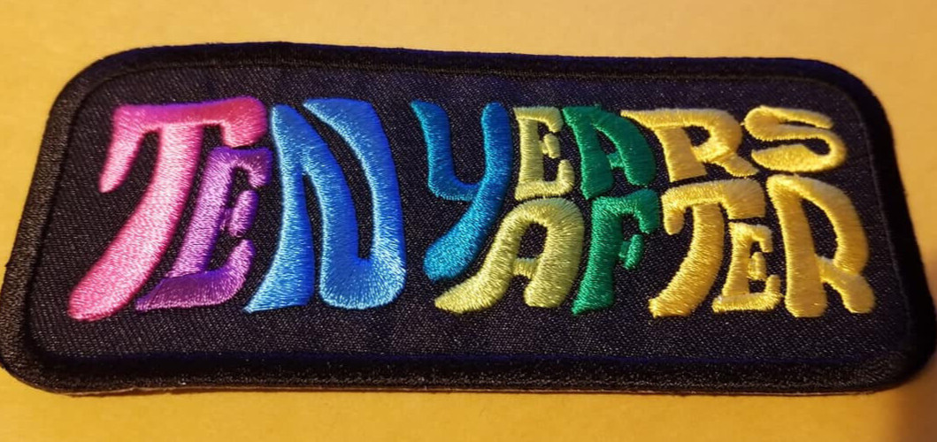 Ten Years After Embroidered Patch approx. 2 x 4″